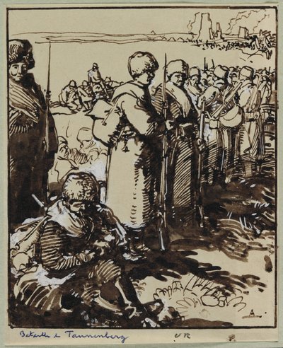 Slaget vid Tannenberg av Auguste Louis Lepère