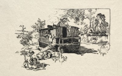 Bostadsbåt av Auguste Louis Lepère