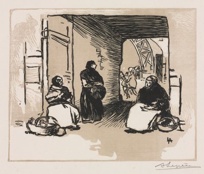 Brödförsäljare, 1889. av Auguste Louis Lepère