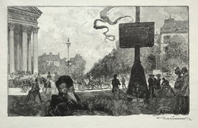 Hörn av Royal Street av Auguste Louis Lepère