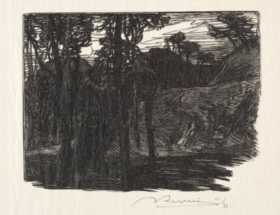 Kväll. av Auguste Louis Lepère