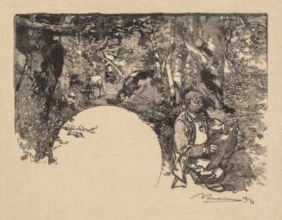 Fontainebleau Forest: Målarna av Auguste Louis Lepère