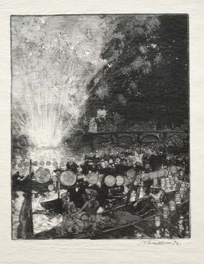 Venetianskt parti av Auguste Louis Lepère
