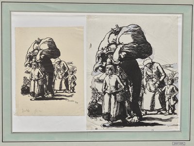 Flyktingar av Auguste Louis Lepère