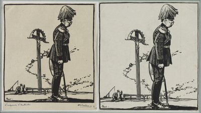 Kejsaren av Österrike, 1914. av Auguste Louis Lepère