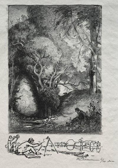 La Ravine i juni av Auguste Louis Lepère