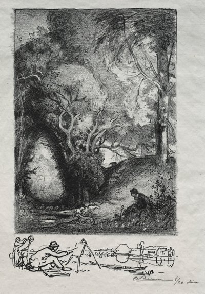 La Ravine i juni 1913. av Auguste Louis Lepère