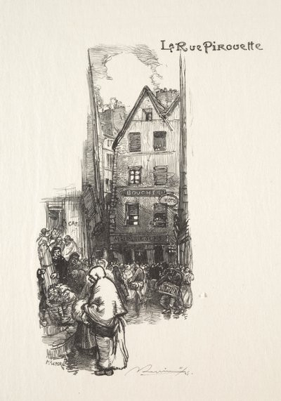 Piruettgatan av Auguste Louis Lepère