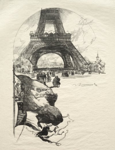 Eiffeltornet av Auguste Louis Lepère