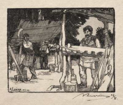 Lamellmakaren av Auguste Louis Lepère