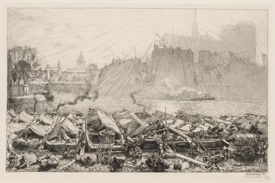 Den stora äppelmarknaden av Auguste Louis Lepère