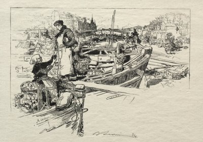 Apple Market, nr 1. av Auguste Louis Lepère