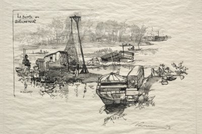 Point of Billancourt. av Auguste Louis Lepère