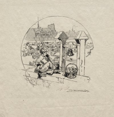 Apple Market, nr 2. av Auguste Louis Lepère