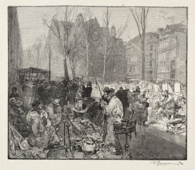 Skrotmarknad av Auguste Louis Lepère