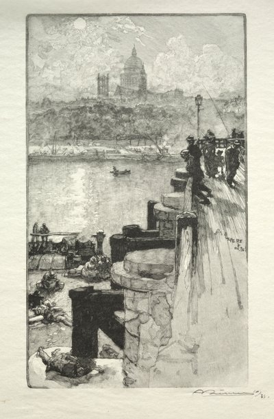 Montagne Ste. Genevieve av Auguste Louis Lepère