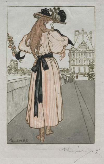 Parisalmanackan, 1897: Vår av Auguste Louis Lepère