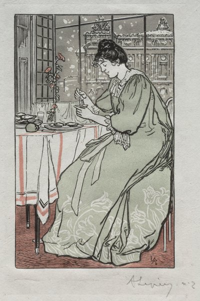 Parisalmanackan, 1897: Vinter av Auguste Louis Lepère