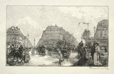 Operahuset, 1890. av Auguste Louis Lepère