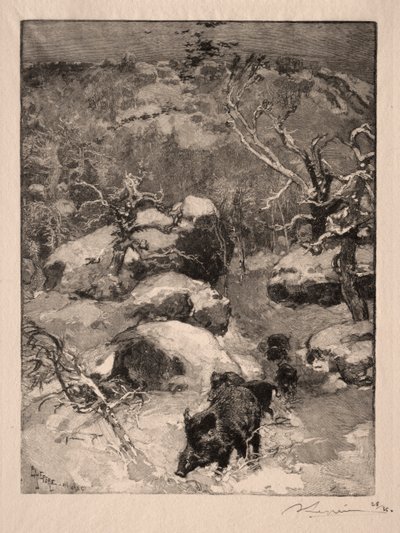 Roche Cuvier Chatillon av Auguste Louis Lepère