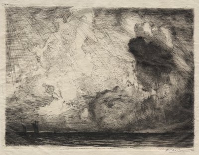 Havslandskap av Auguste Louis Lepère