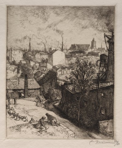 Minne av St. Denis av Auguste Louis Lepère