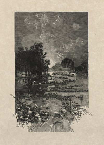 Festivalen för pliktens offer, 1884. av Auguste Louis Lepère
