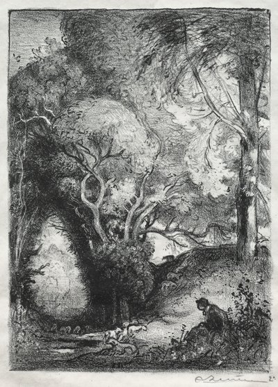 Ravinen i juni. av Auguste Louis Lepère