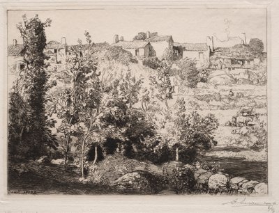 Byn Meule av Auguste Louis Lepère