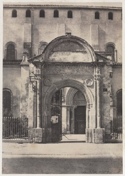 Porte Bachelier, Saint-Sernin-kyrkan, Toulouse (Haute-Garonne) av Auguste Mestral