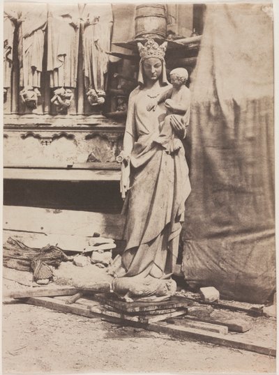 Staty av Jungfrun, Notre Dame de Paris av Auguste Mestral