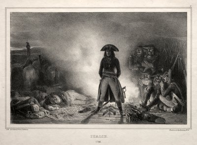 Album för 1836: Italien, 1796, Napoleon Bonaparte, 1836. av Auguste Raffet