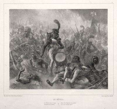The 1832 Album: Reveil, 1832. av Auguste Raffet