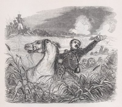 Poniatowski från The Complete Works of Béranger, 1836. av Auguste Raffet