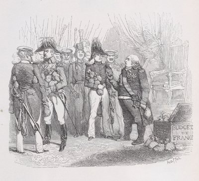 The Barbaric Holy Alliance från The Complete Works of Béranger, 1836. av Auguste Raffet