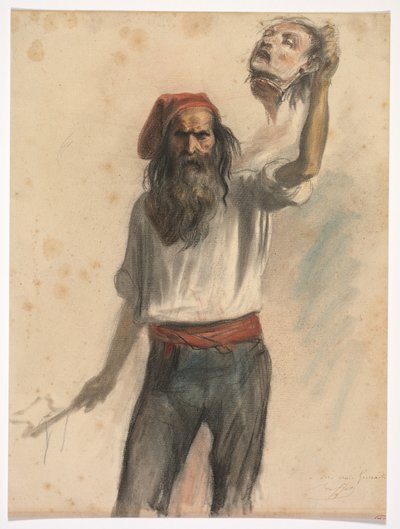 Un Borreau (en bödel) av Auguste Raffet