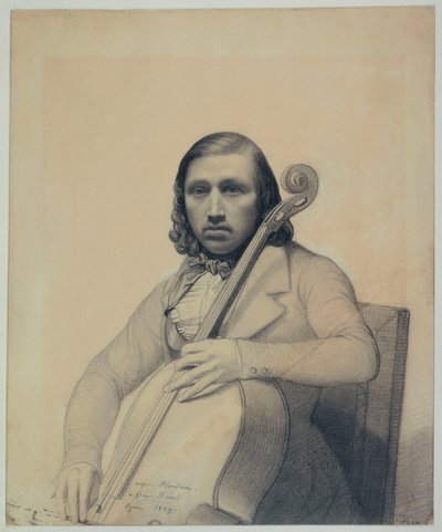 Porträtt av Francois George-Hainl 1807-1873, 1839. av Auguste René Flandrin