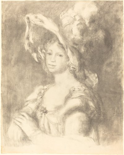 Byst av en ung kvinna av Auguste Renoir