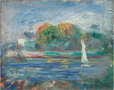 Blå floden av Auguste Renoir