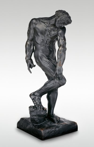 Adam, modellerad 1881, cast ca 1924. av Auguste Rodin