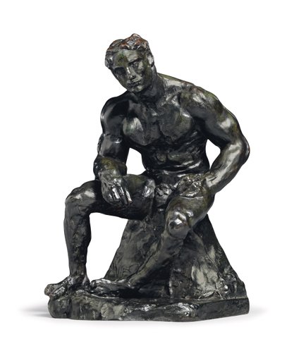 Amerikansk idrottare; Atlet Americain, 1901; c. 1927-1935 av Auguste Rodin