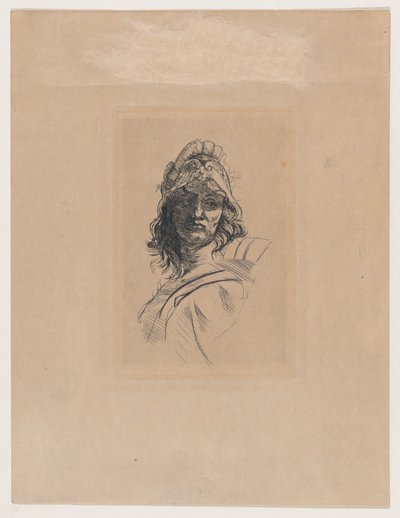 Byst av Bellona av Auguste Rodin