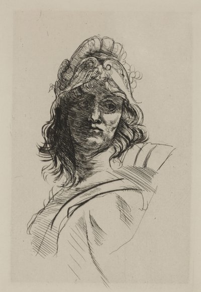 Byst av Bellona av Auguste Rodin