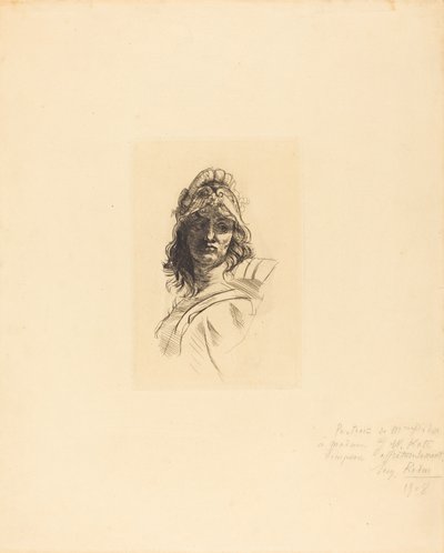 Kuvert av Bellone av Auguste Rodin