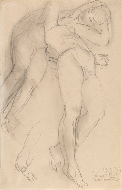 Figur Skiss av Auguste Rodin