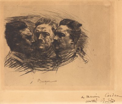 Henry Becque av Auguste Rodin
