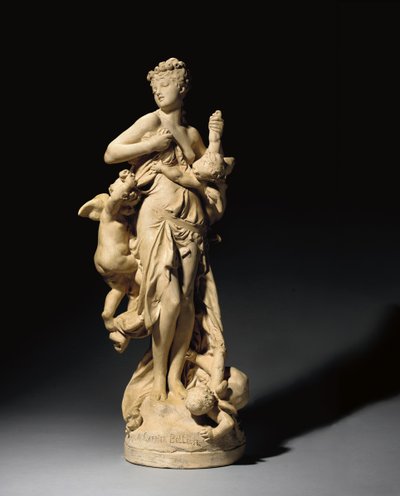 Oskuld plågas av kärlek; Innocence Tourmentee par l"Amour, 1871; 1900 av Auguste Rodin