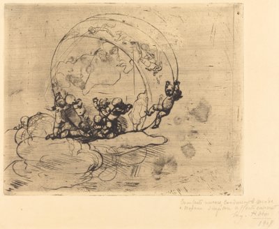 Cupids som leder världen, 1881. av Auguste Rodin