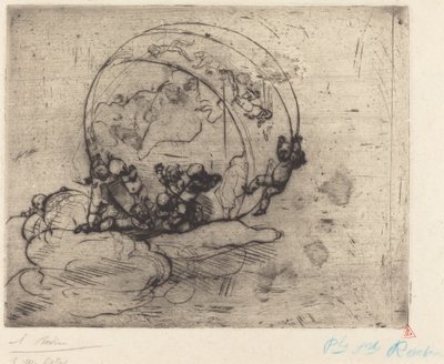 Cupids som leder världen, 1881. av Auguste Rodin