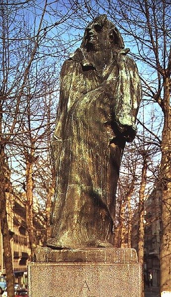 Monument till Honore de Balzac (1799-1850) (brons) av Auguste Rodin